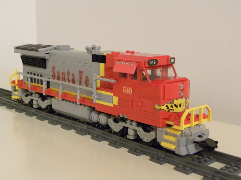 Santa Fe 549 GE B40 8W - LEGO Train Tech - Eurobricks Forums