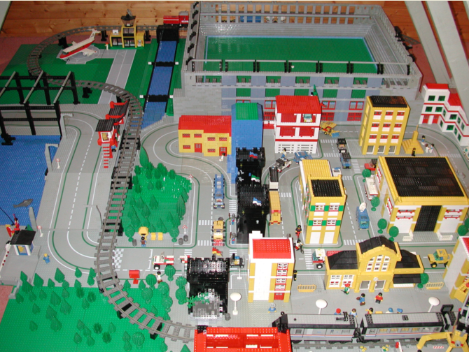 Evolution of a Lego city | Brick.ie