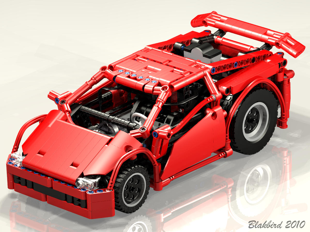 Small Red RC Racecar - LEGO Technic, Mindstorms & Model Team ...