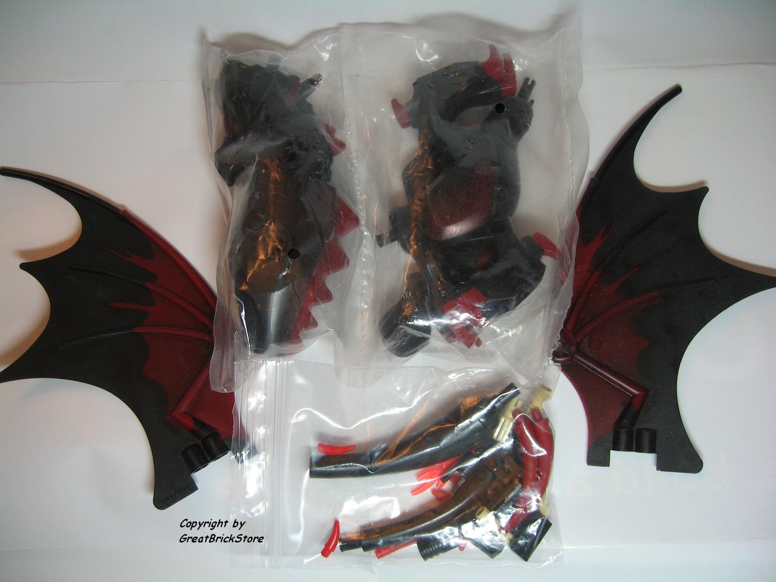 LEGO Castle Fantasy Era Black Dragon 7093 and 7094  