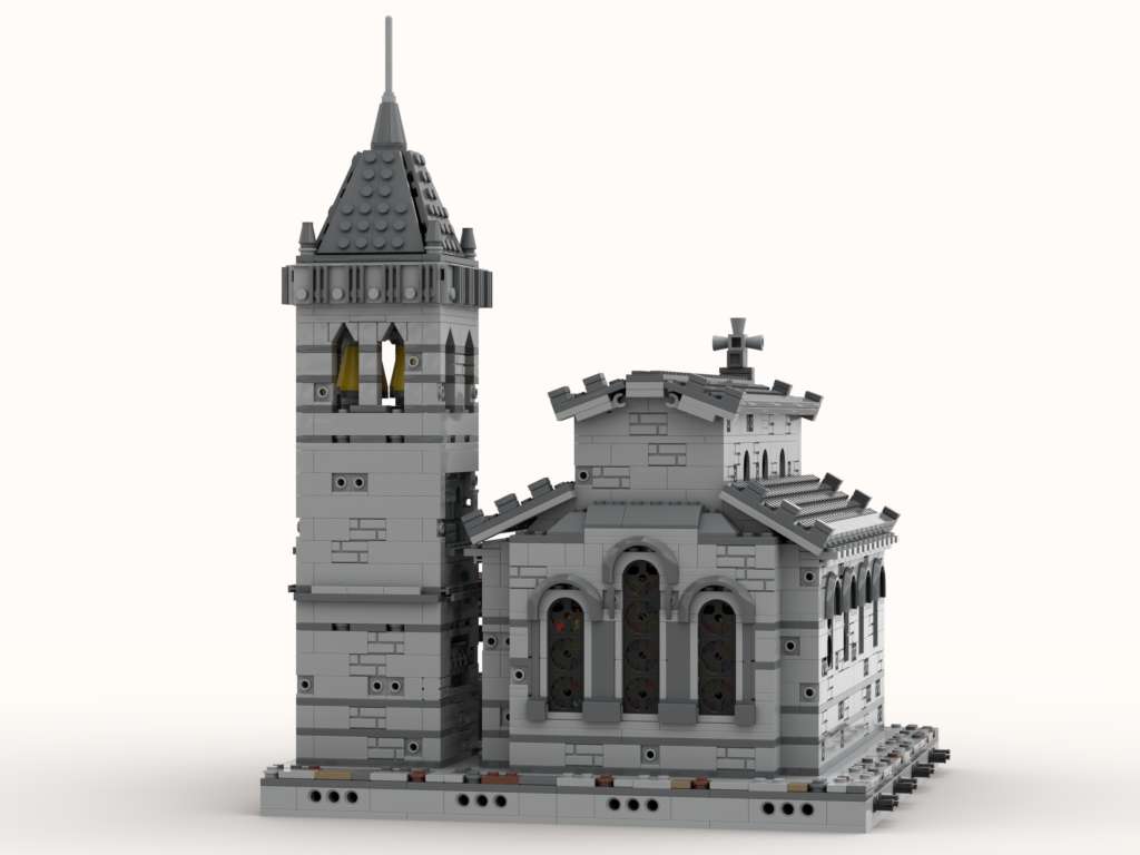 LEGO MOC Medieval Church - modular by Tavernellos | Rebrickable - Build ...