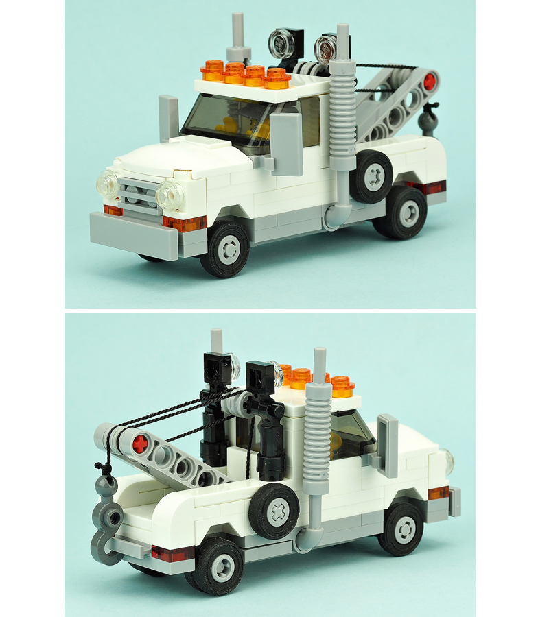 LEGO MOC Old tow truck by De_Marco | Rebrickable - Build with LEGO