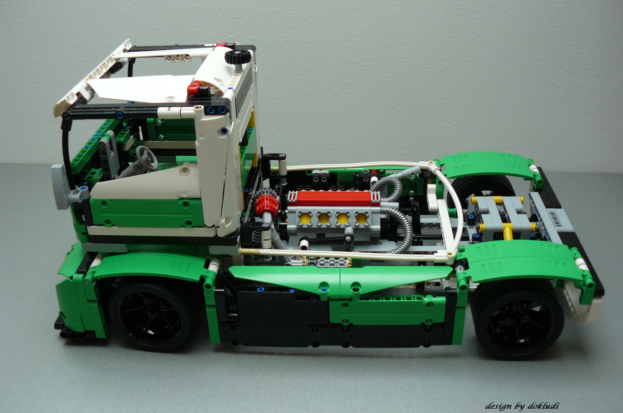 LEGO MOC Lego 42039 "C" Modell - Race Truck - THE BEAST | Rebrickable - with LEGO