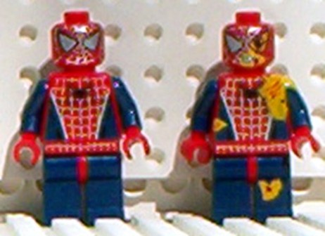 lego battle damaged spider man