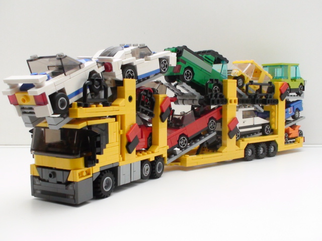 Model Team: Mercedes Actros Car Carrier - LEGO Technic, Mindstorms ...