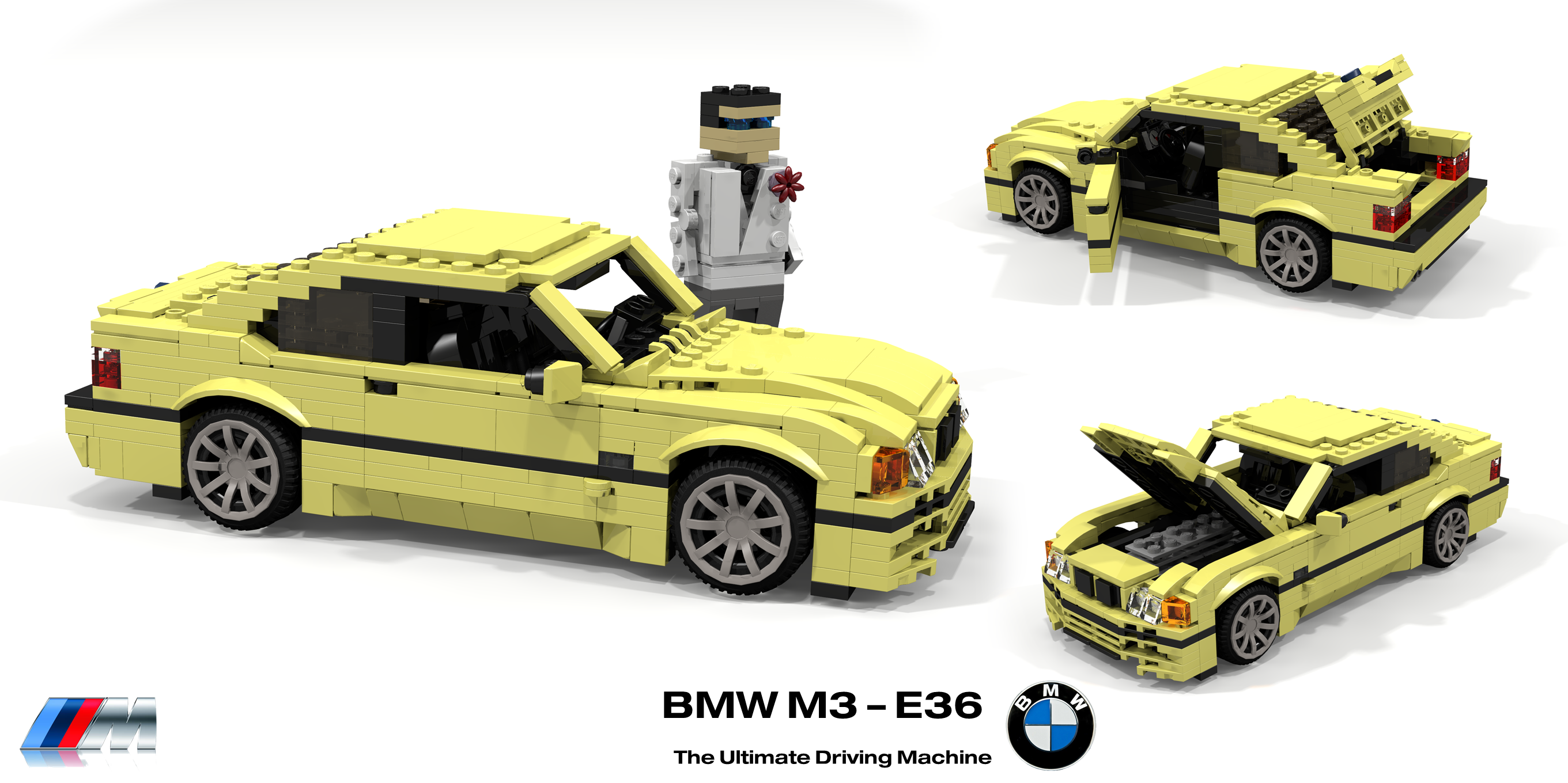 Bmw e34 из лего