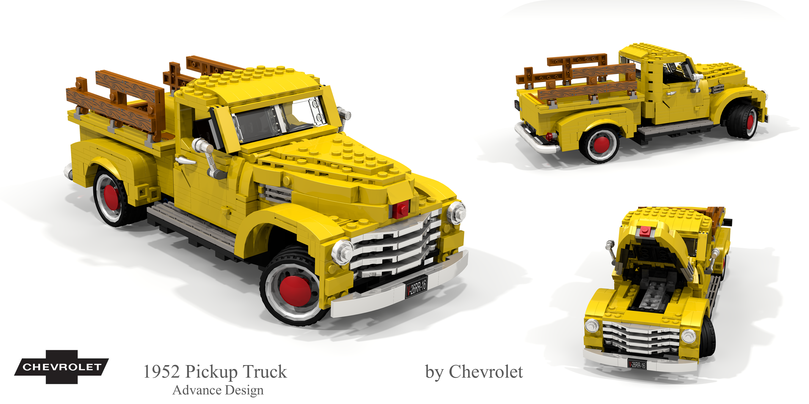 Brickshelf Gallery - Chevrolet 1952 Advance Design Pickup 08.png