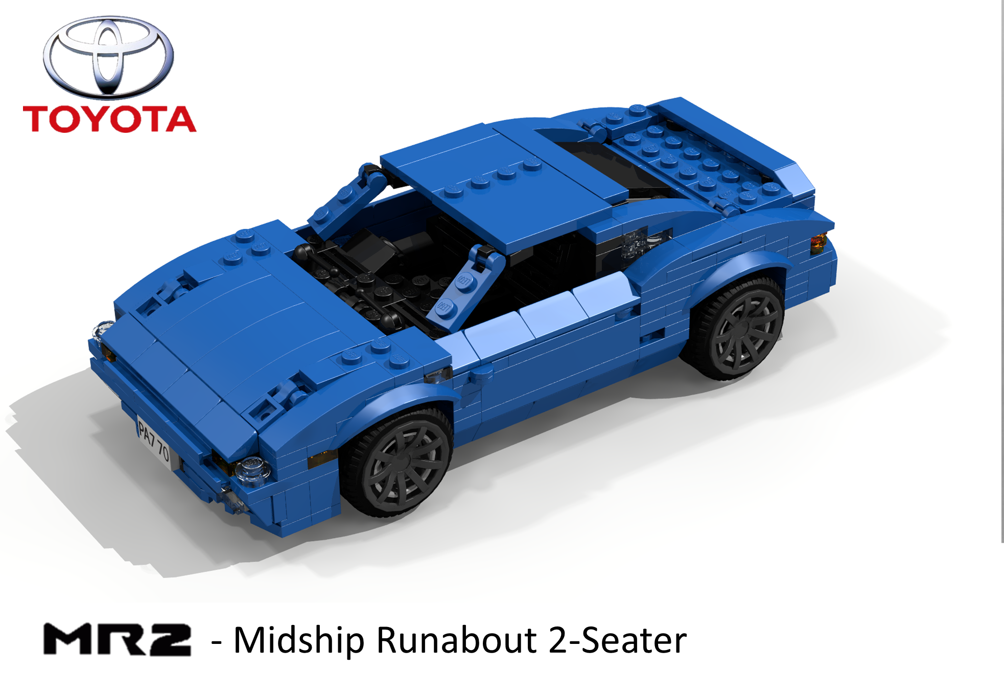 Lego toyota mr2