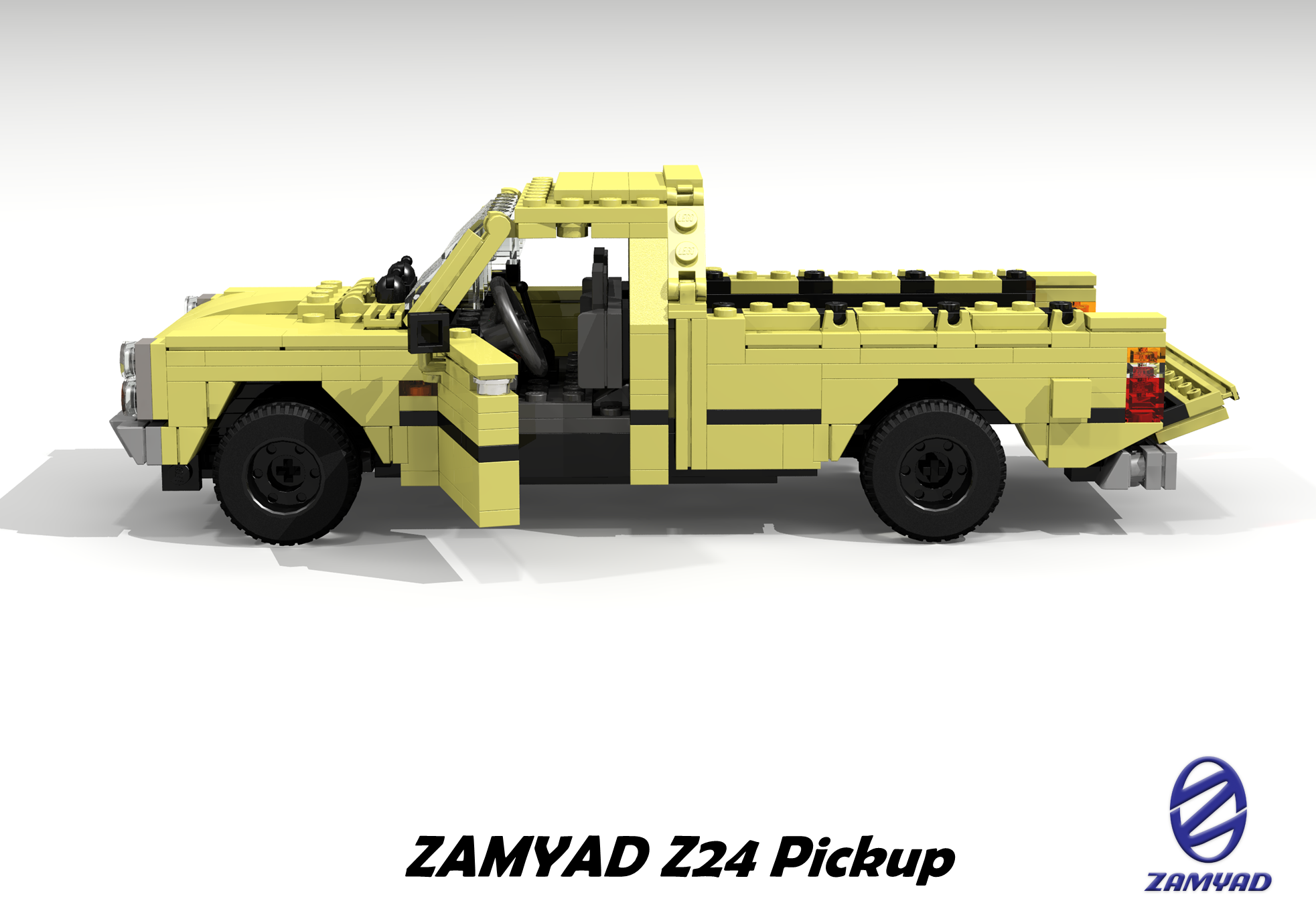 Как собрать машину в pickup. Пикап Zamyad z24. Z24 Pickup. Zamyad 24. Лего пикап 42126.