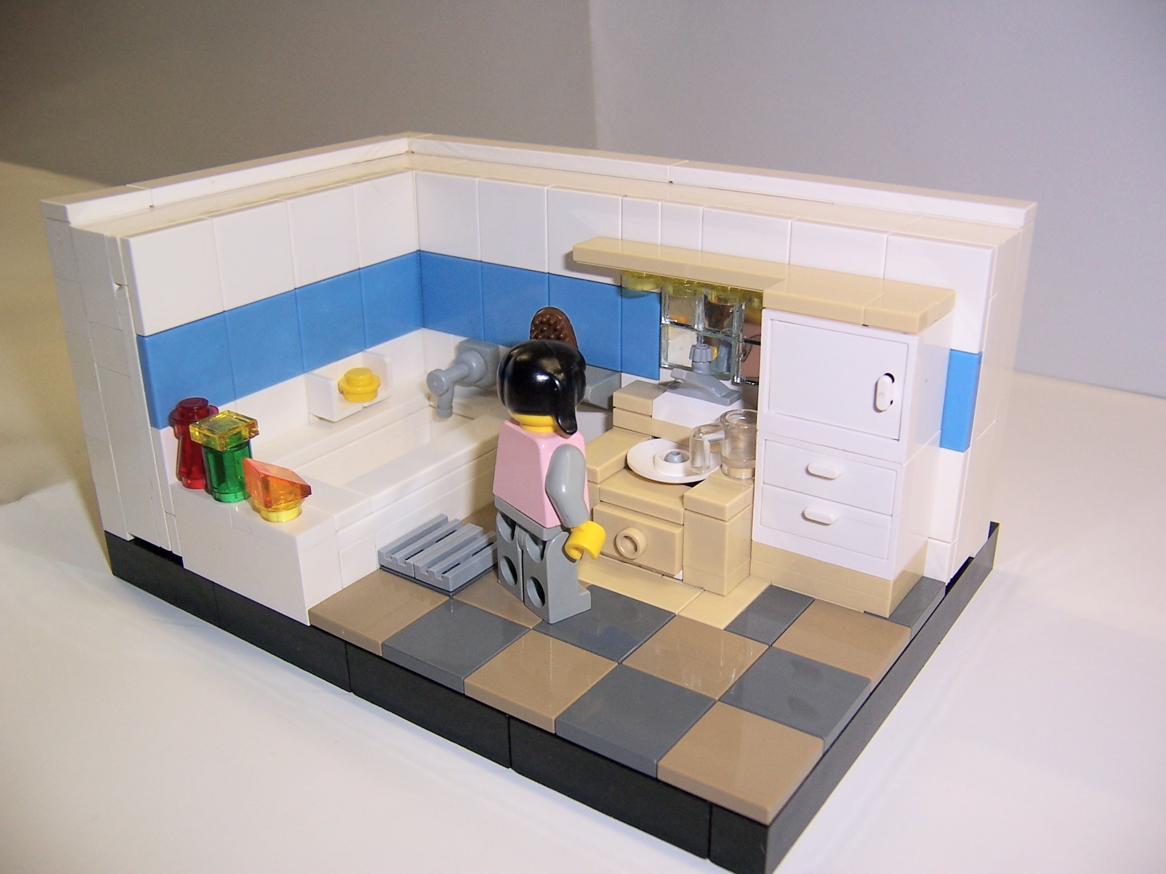 LEGO bathhouse