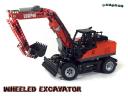 Wheeled-excavator