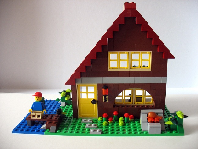 MOC: log cottage - LEGO Town - Eurobricks Forums