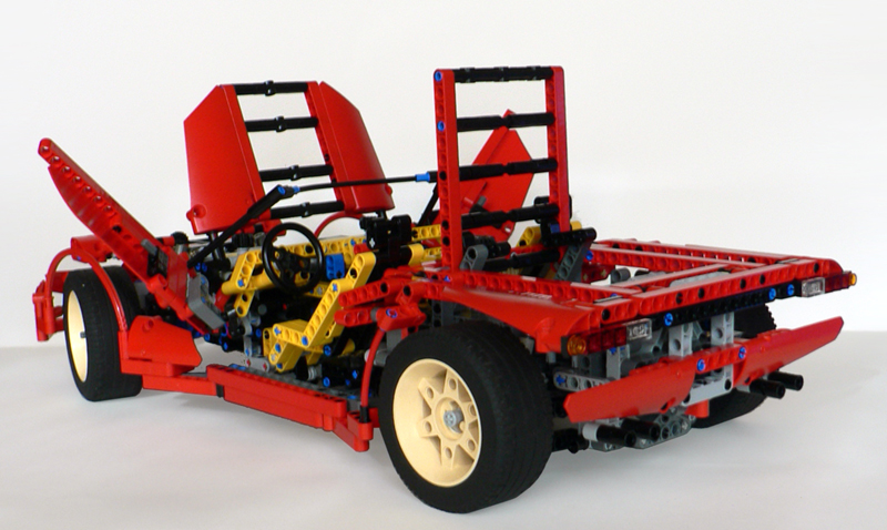 My Second MOC: Red Cabriolet - LEGO Technic, Mindstorms, Model Team and ...