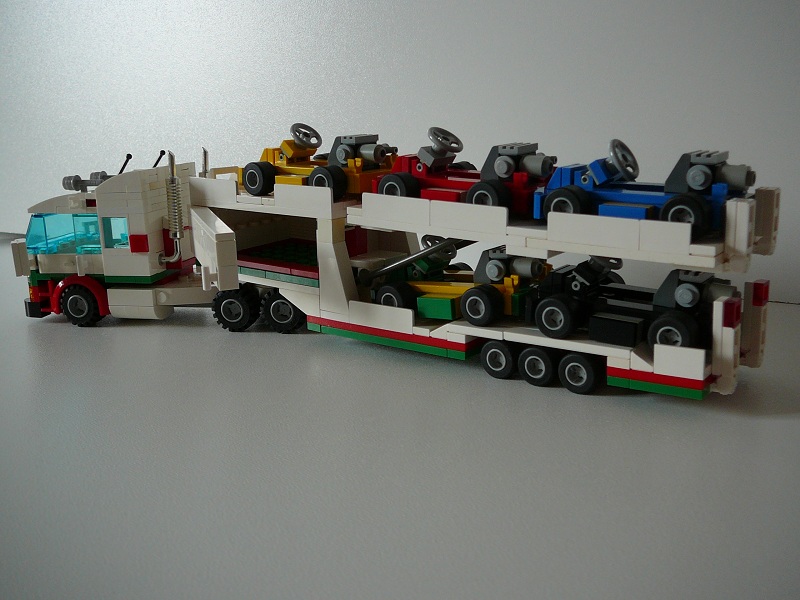 MOC: Racing kart transport truck - LEGO Town - Eurobricks Forums