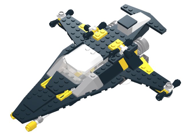 Classic Space Fighter - LEGO Sci-Fi - Eurobricks Forums