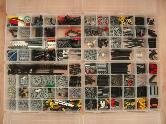 Organizing Technic Pieces - LEGO Technic, Mindstorms, Model Team and ...