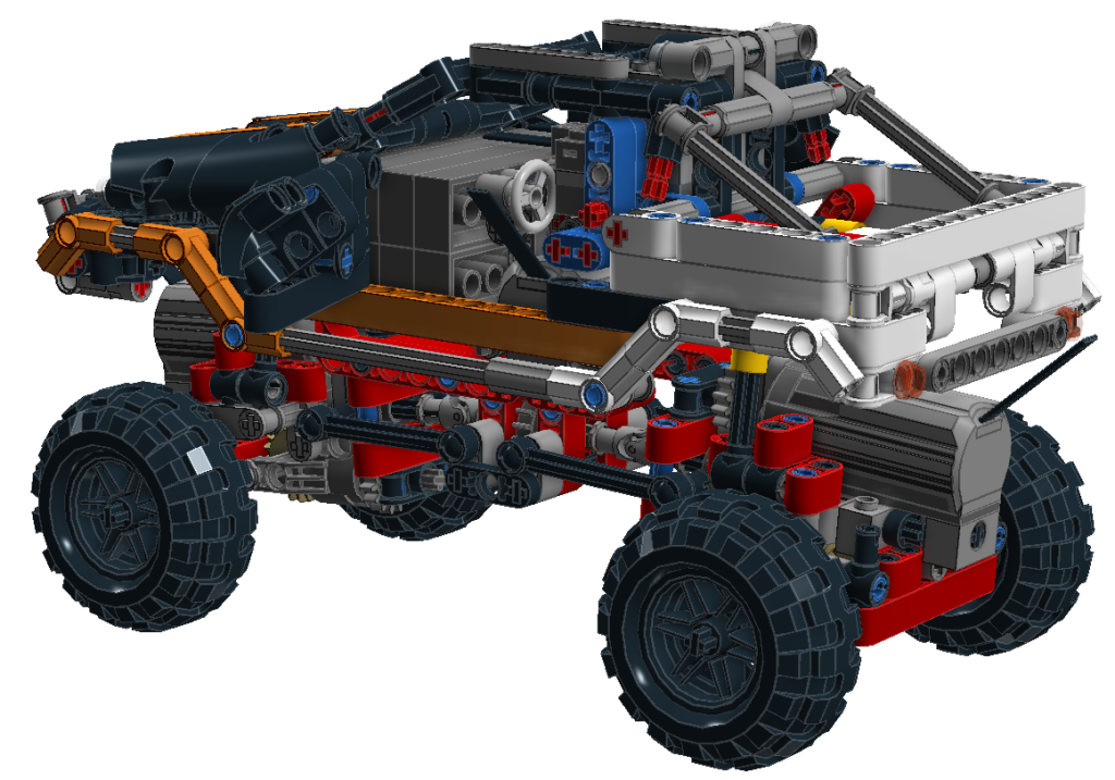 9398 Mini motorized crawler - LEGO Technic, Mindstorms, Model Team and ...